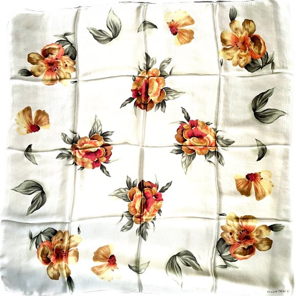 Ellen Tracy Accessories - Ellen Tracy silk 100% floral scarf